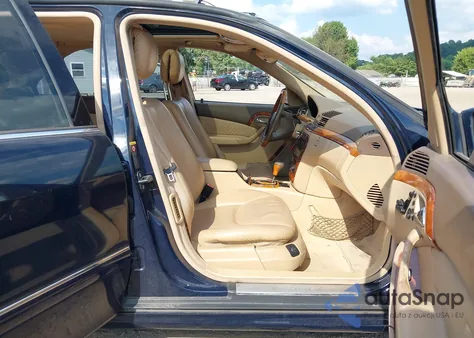 2002 Mercedes-Benz S 500 from USA, damaged, VIN WDBNG75J82A265594